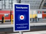 ON TARGET: Travellers hold their NFC phones to Touchpoints like this before and after every journey