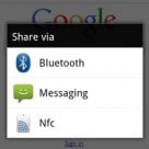 Android NFC sharing