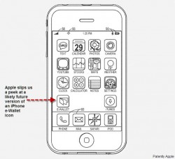 Apple's future iPhone e-wallet icon? Image: PatentlyApple.com