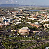 Arizona State University's Tempe campus. Photographer: Tom Story