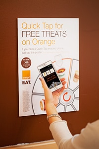 Orange Quick Tap Treats poster