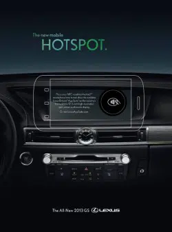 Wired's Lexus NFC ad insert