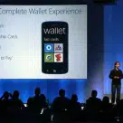 Joe Belfiore announces Microsoft's mobile wallet at the Windows Phone 8 unveiling