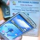 Ordering via NFC at Big Mama Pizzeria in Bangkok
