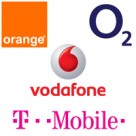 Orange, O2, Vodafone, T-Mobile
