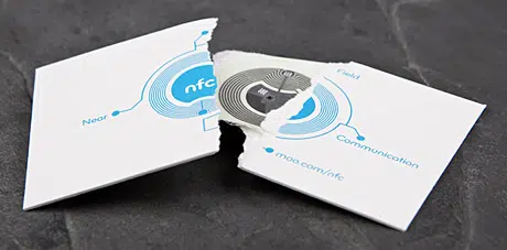 Moo's NFC business card deconstructed