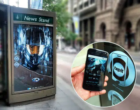 Microsoft's Halo 4 NFC poster campaign