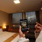 NFC phones open doors for guests at Seoul's Hotel Skypark Central