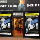 JeansOnline's pop-up store with NFC window displays