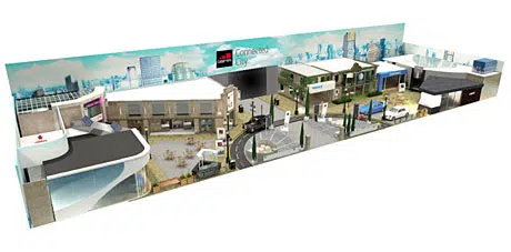 The GSMA's Connected City exhibit