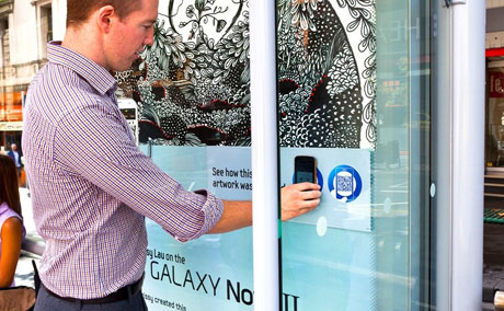 Exploring art and the Samsung Galaxy Note II in Melbourne