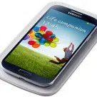Samsung Galaxy S4 on a wireless charging pad