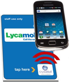 LYCAMOBILE: Monitoring staff with NFC