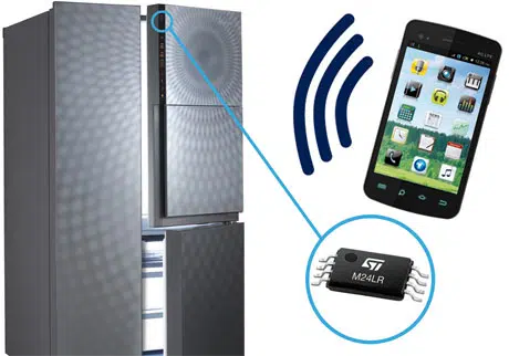 Daewoo fridge with NFC