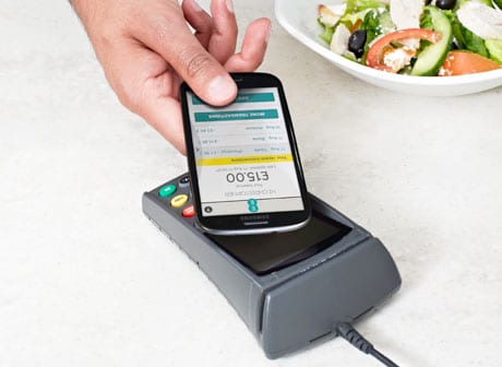 NFC payment with EE Cash on Tap