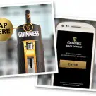 Drinkers can win a pint of Guinness by tapping the tap with an NFC phone