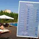 The Hotel Aimia is using an NFC smart poster to deliver information to guests