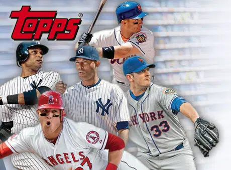 Topps is promoting its Major League Baseball cards with NFC posters