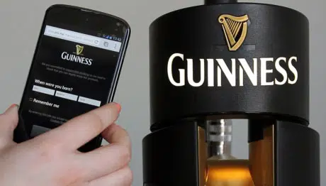 Thousands of Guinness dispensers are now NFC-enabled