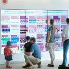 The Emmas Enkel shopping wall being tested by Vodafone in Germany