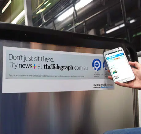 The Daily Telegraph's NFC campaign