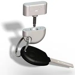 The Wave Dongle can be used as a keyfob