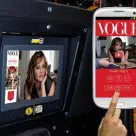 Vogue's NFC based campaign in New York taxis