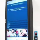 NFC touchpoints will appear next to DOOH displays
