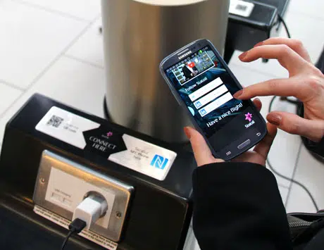 Statoil's NFC ads appear on charging stations around Heathrow