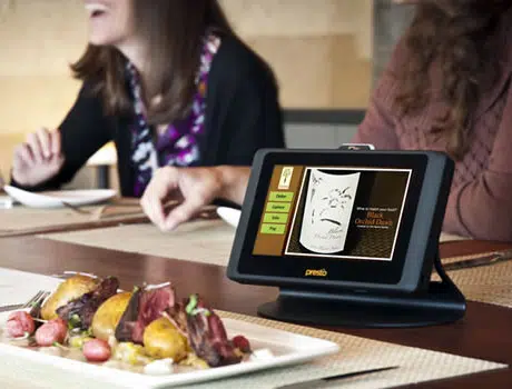 E la Carte's Presto tablet is NFC-enabled
