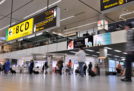 Schiphol airport terminal