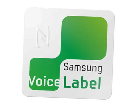 Samsung's NFC voice label