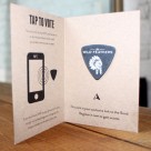 An NFC-enabled guitar pick