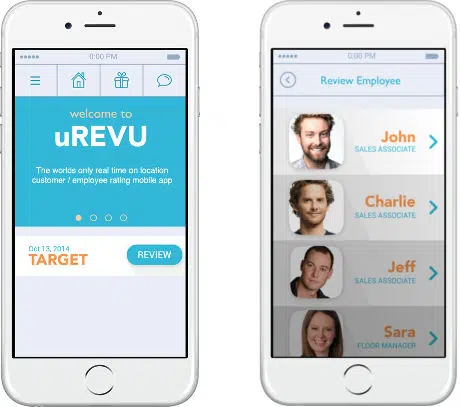 uRevu customer service rating app