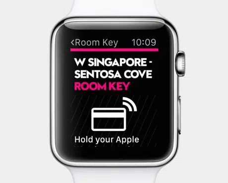 Apple Watch as a contactless room key