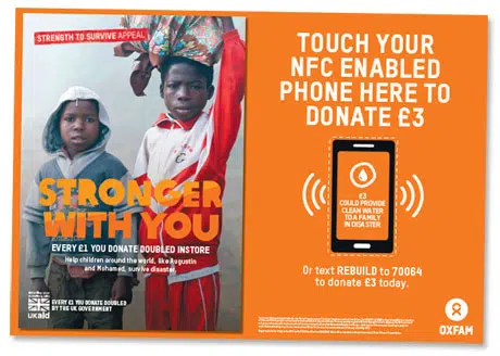 Oxfam NFC poster