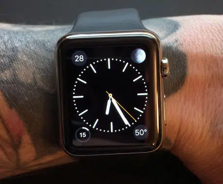 Apple Watch encounter problems with wrist tattoos. Pic: guinne55fan