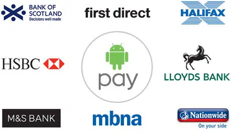 Android Pay UK launch supporters