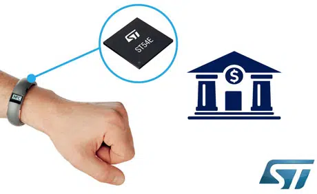 STMicroelectronics turnkey solution for wearable payments