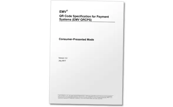 "EMV QR Code Specification for Payment Systems (EMV QRCPS)" covershot