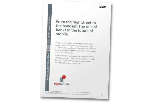 Cover shot: "From the High Street to the Handset: The Role of Banks in the Future of Mobile"