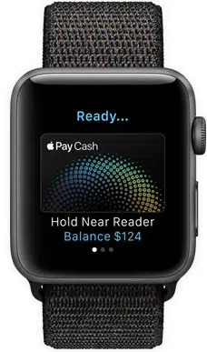 Apple Watch Series 3 supports Apple Pay