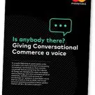 Covershot: Is anybody there? Giving Conversational Commerce a voice