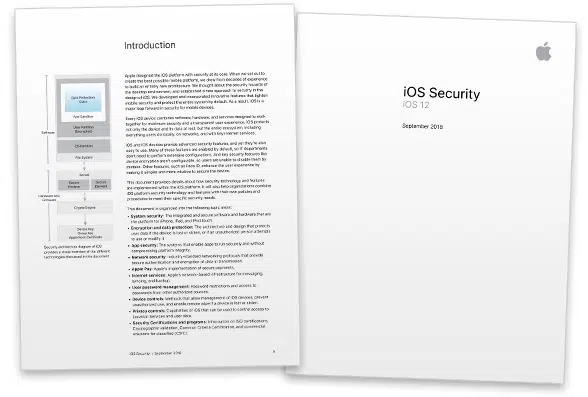 Apple's iOS 12 Security guide