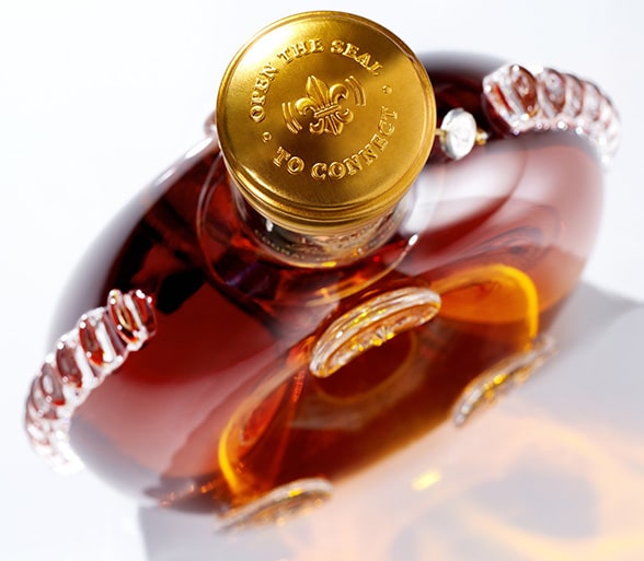 The Louis XIII cognac decanter has an NFC tag built into its stopper