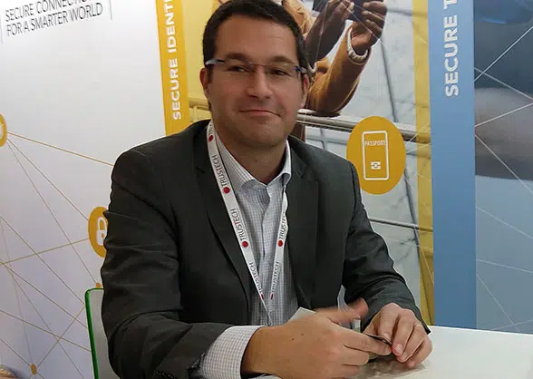 NXP's Sebastien Clamagirand at Trustech
