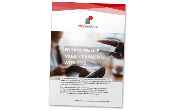 'Enhancing HCE mobile payments with TEEs' white paper covershot