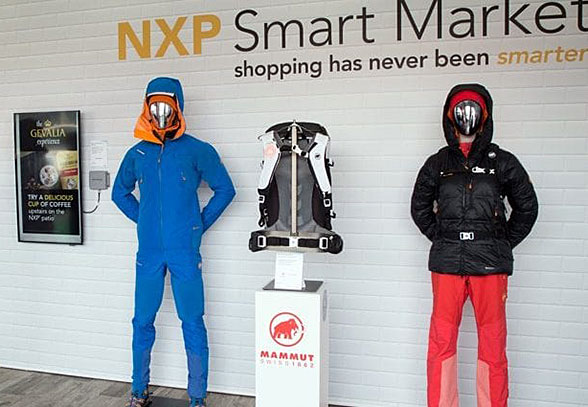 NXP's Smart Market retail technology exhibit