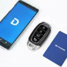Hyundai digital car key and smart phone