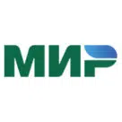 Green and blue Mir logo